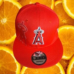 New Era‎ Los Angeles Angels MLB Red 9FIFTY Snapback Hat Cap